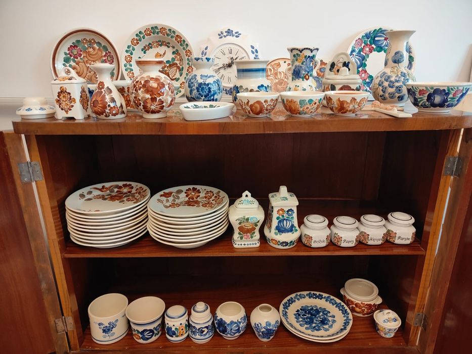Zestaw porcelana Włocławek - fajans, PRL