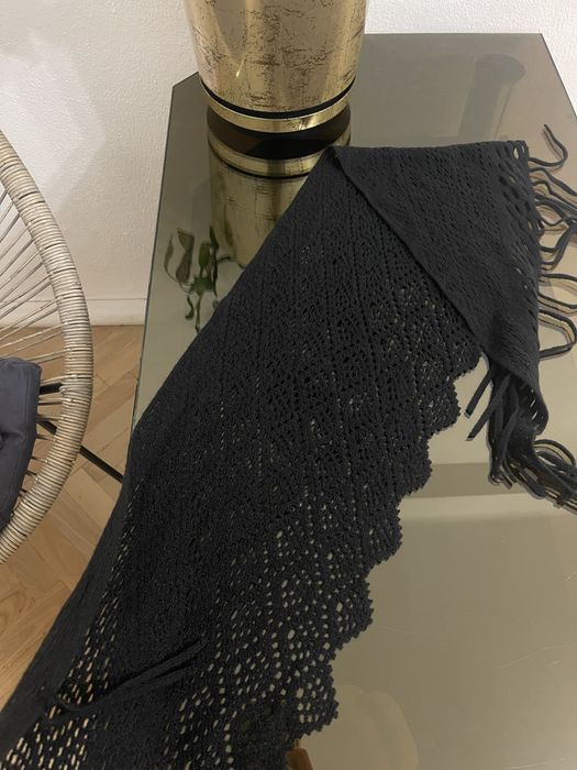 Хустка накидка шарф з бахромой шаль платок ремінь