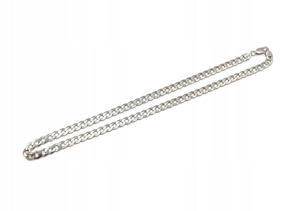 Łańcuszek srebrny pr. 925 53cm 7mm 33,25g używany