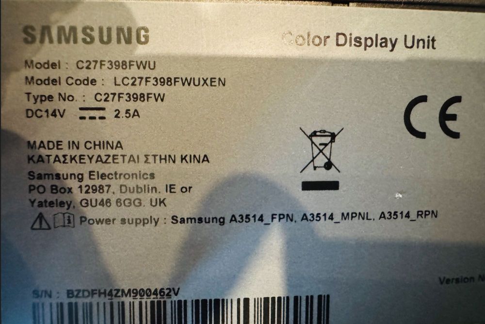 Monitor C27F398FWU Półokrągły Ekran :) Stan Jak Nowy :)