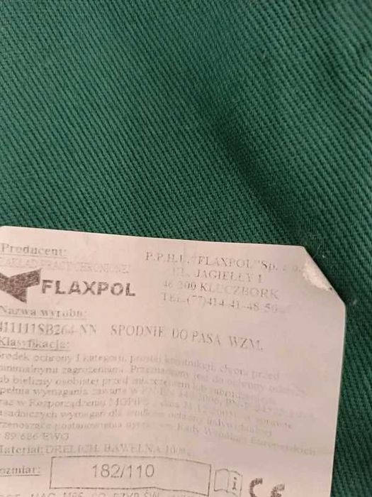 Nowe spodnie robocze