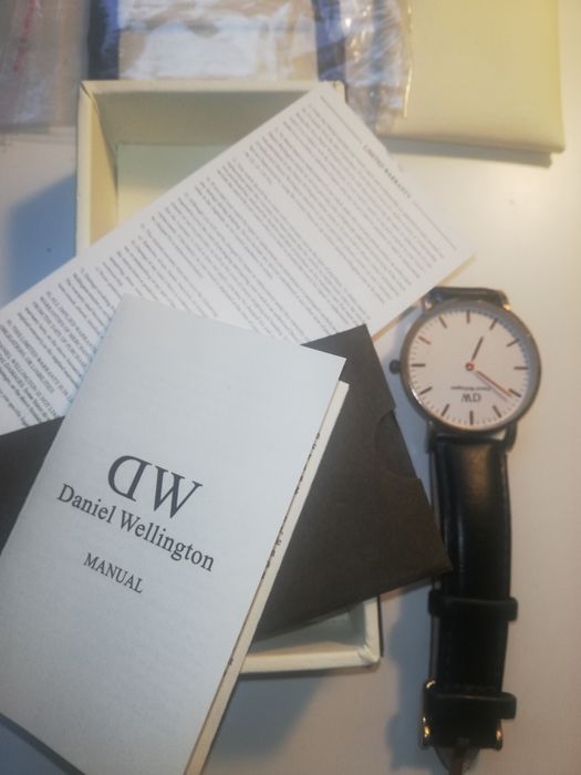 Komplet Zegarek Daniel Wellington +pudełko +gwarancja itp. Na prezent