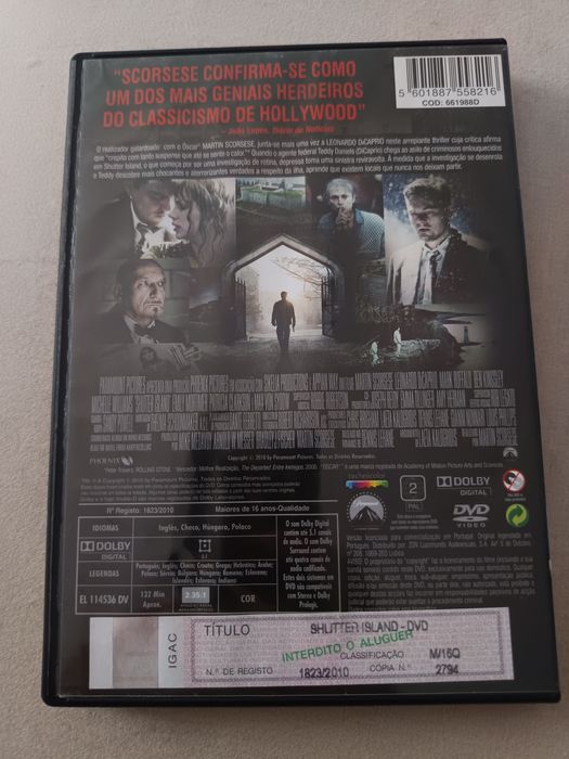 DVD Shutter island