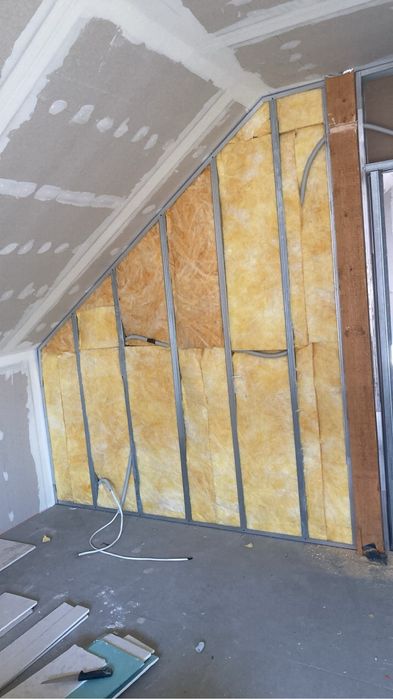 Profesjonalna adaptacja poddaszy,szpachlowanie,malowanie