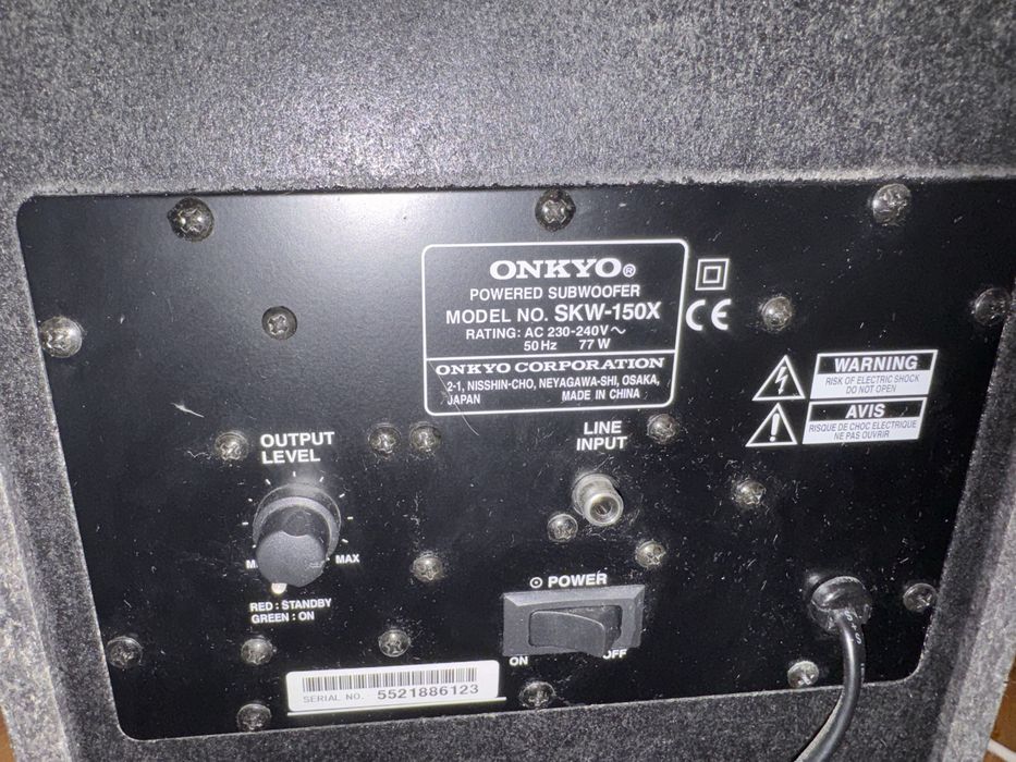 Сабвуфер.    Onkyo SKW-150X