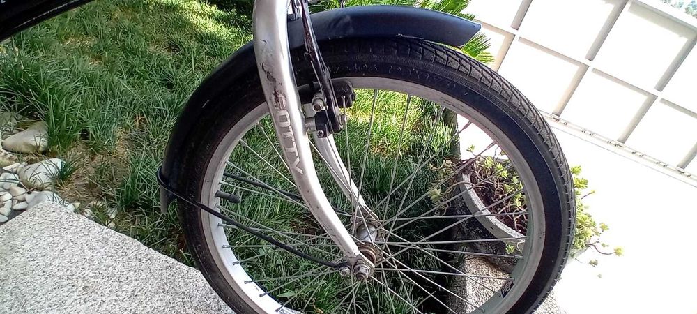 Bicicleta dobrável com AMORTECEDOR