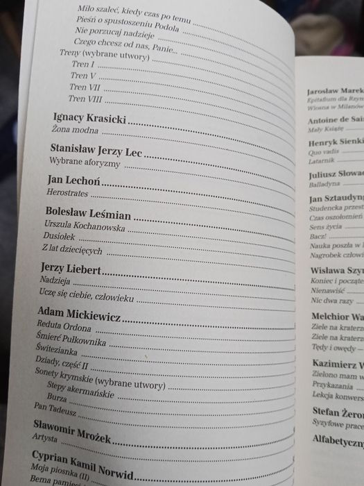 Opracowania lektur dla klas 7-8