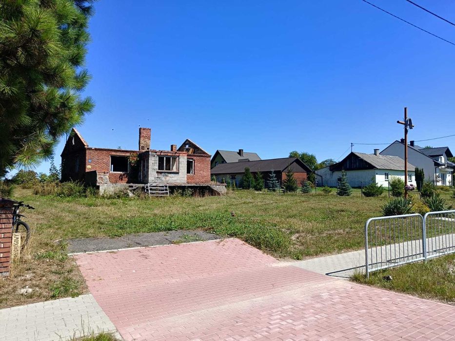 Sprzedam działkę budowlaną z gruntami rolnymi (pole, łąkę, las)