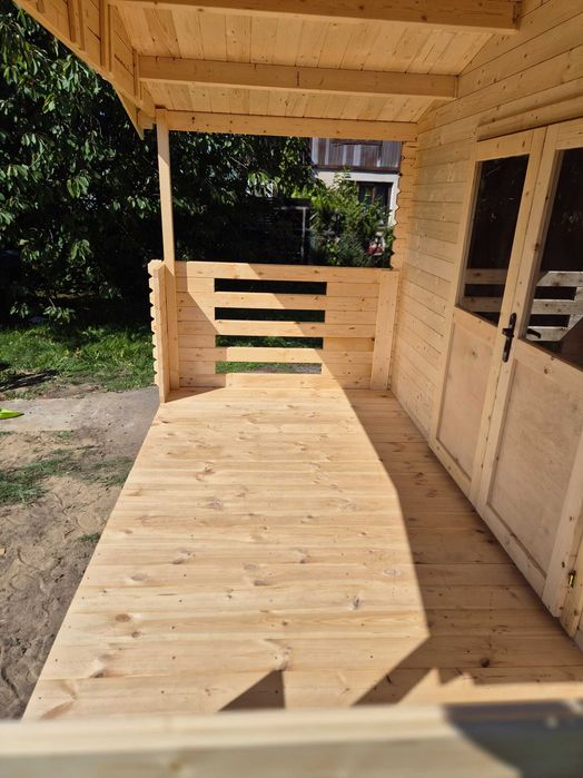 od zaraz DREWNIANY domek letniskowy z TARASEM*6 x 4*24m2*super CENA*sciany 34mm