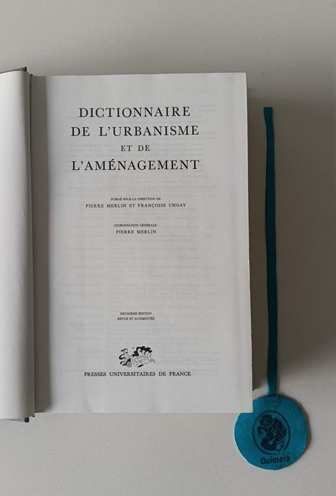 Dictionnaire de l'urbanisme et de l'aménagement