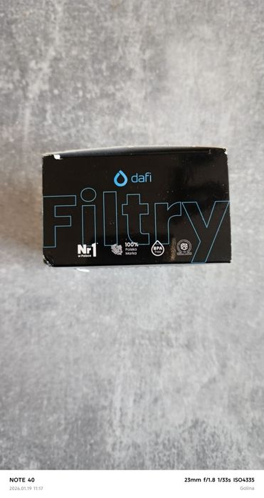 Filtry do butelki Dafi