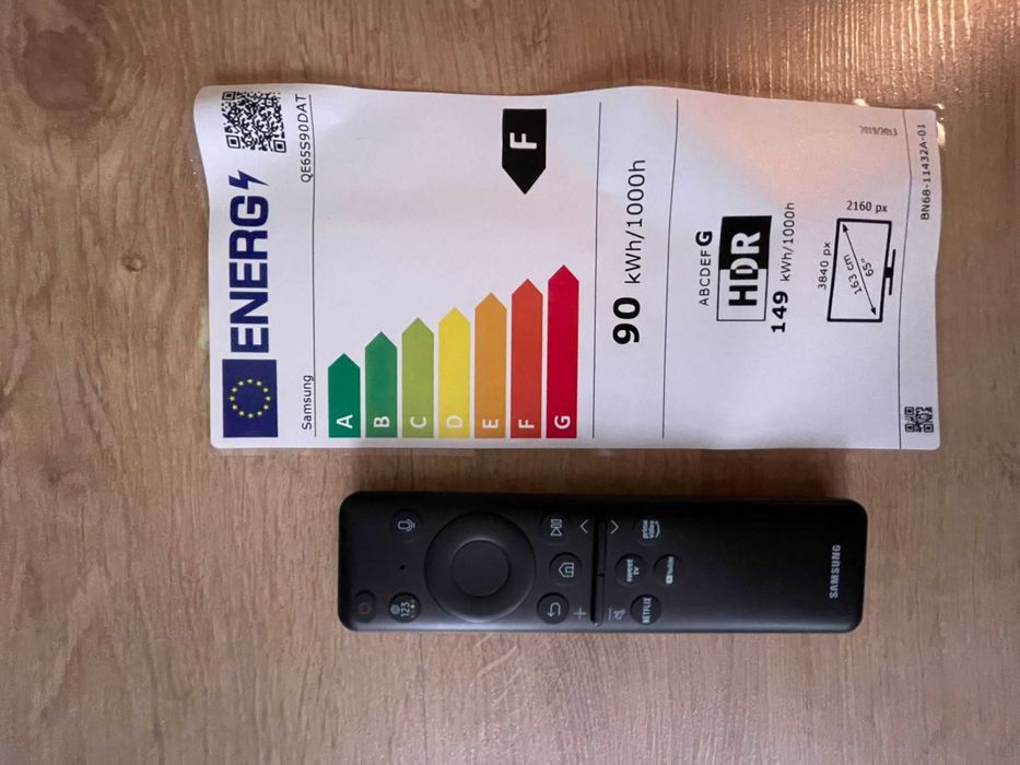 Telewizor Samsung OLED 65 Cali QE65s90d (paragon + gwarancja na 7lat)