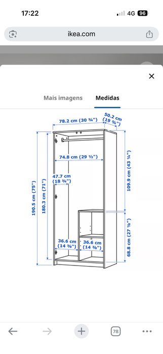 Roupeiro IKEA Brimnes