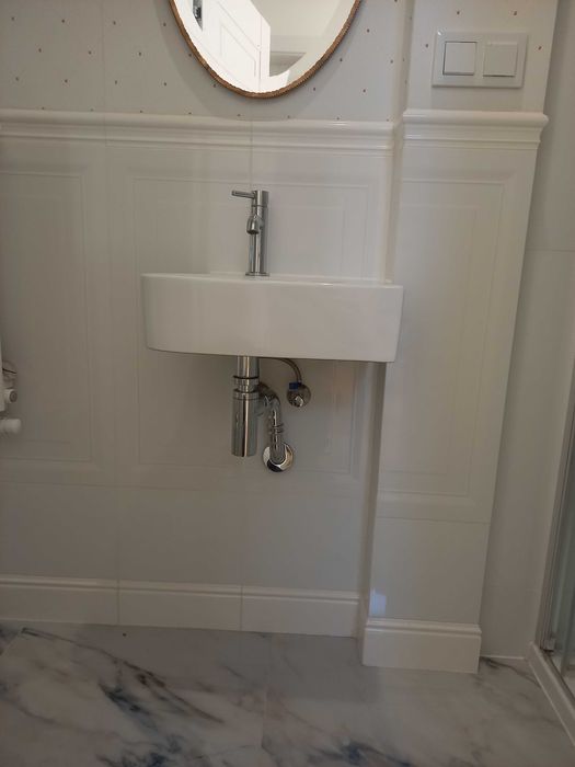 Umywalka ścienna GoodHome Levanna 47 x 29,5 cm biała jak nowa!