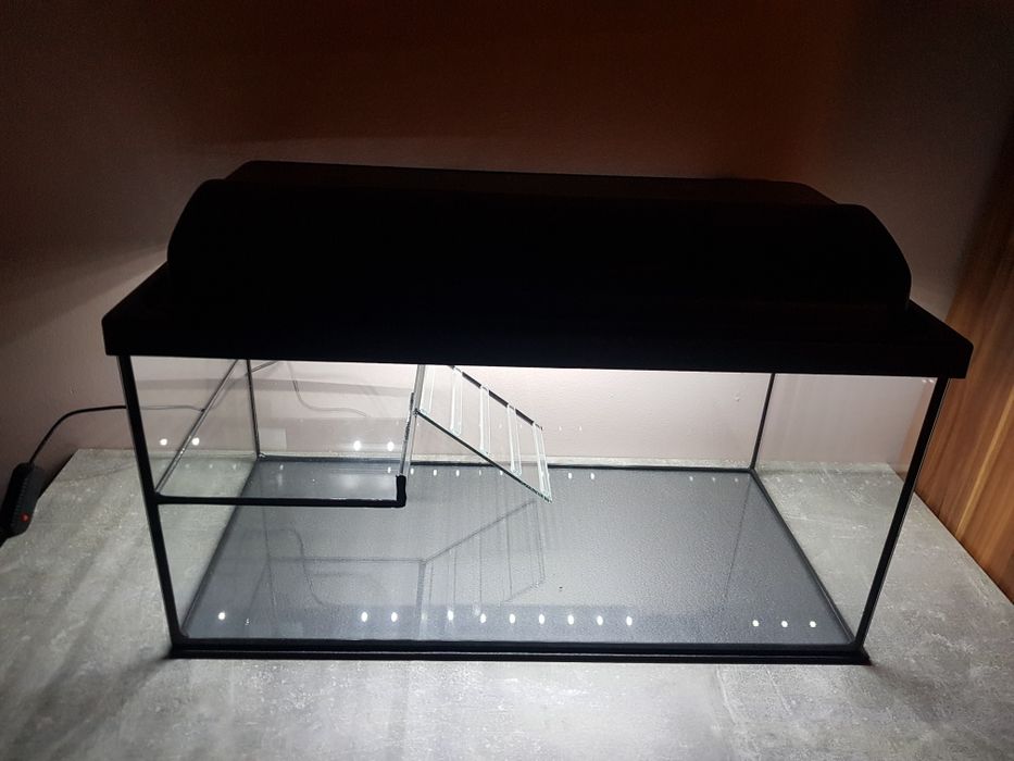 Terrarium dla żółwia wodnego 60 z pokrywą