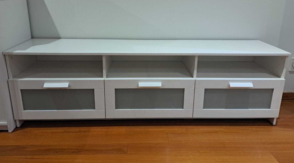 Móvel tv branco BRIMNES Ikea