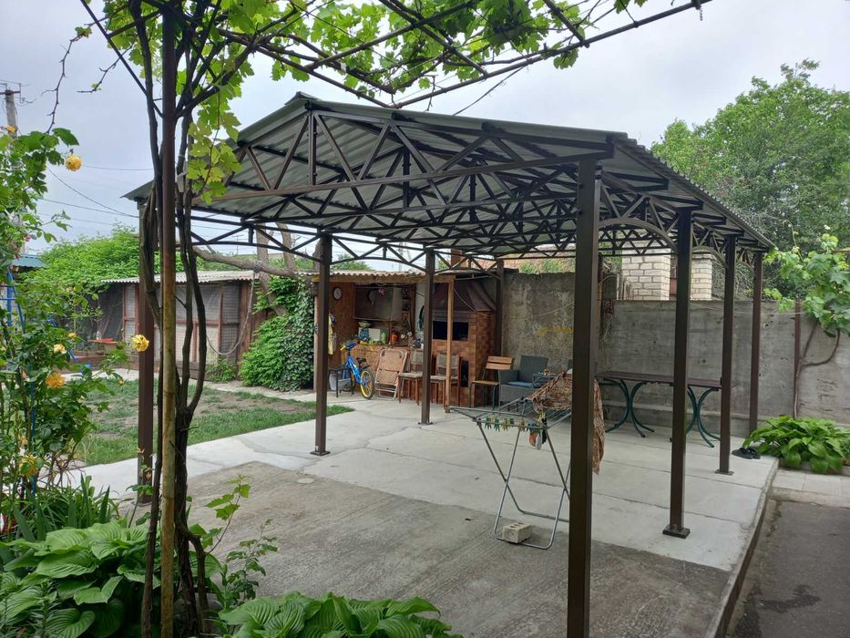 Навіс під машину, Навіс для авто, Двосхилий навіс для машини