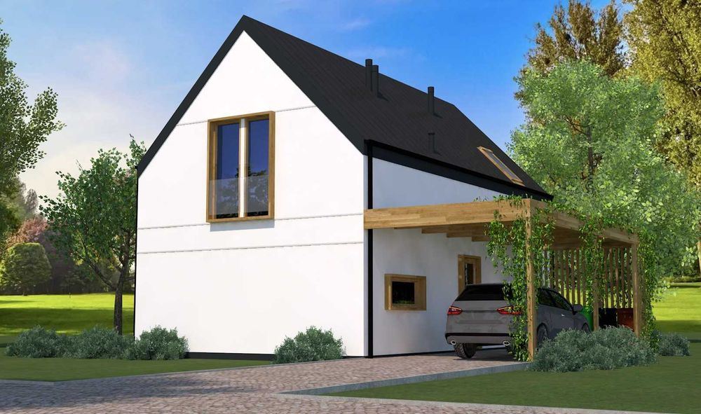 Dom 70 m2 w najnowszej stalowej technologii LGS