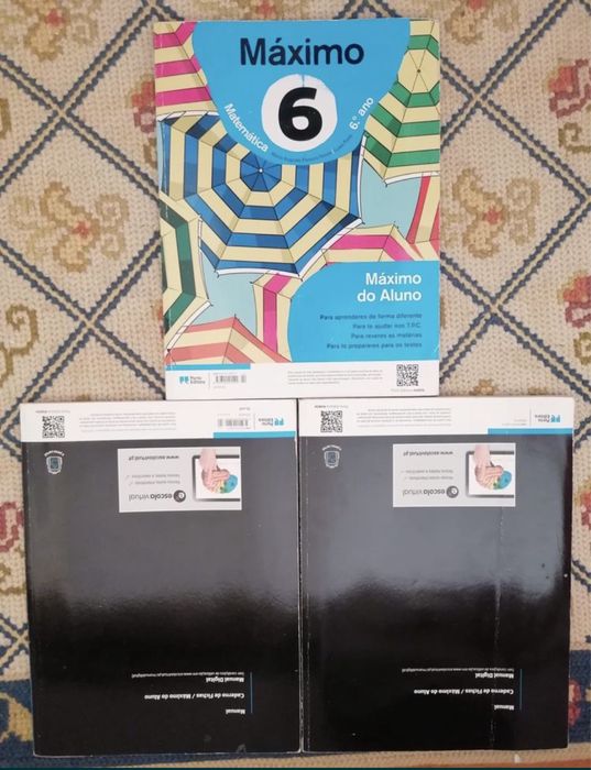 Máximo - Mathematics - 6th Grade (Textbook in 2 Volumes + Workbook)64552221496833121