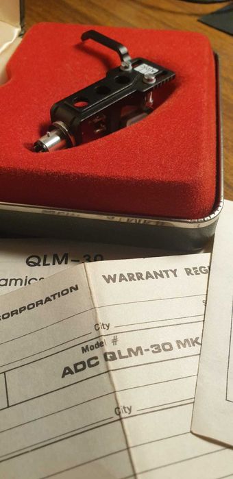 Headshell com Célula e Agulha da Audio Dynamics