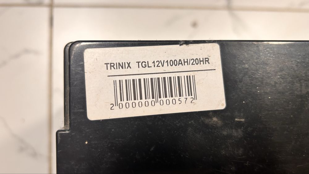 Акумулятор 12В 100А/год гелевий Trinix TGL12V100Ah/20Hr