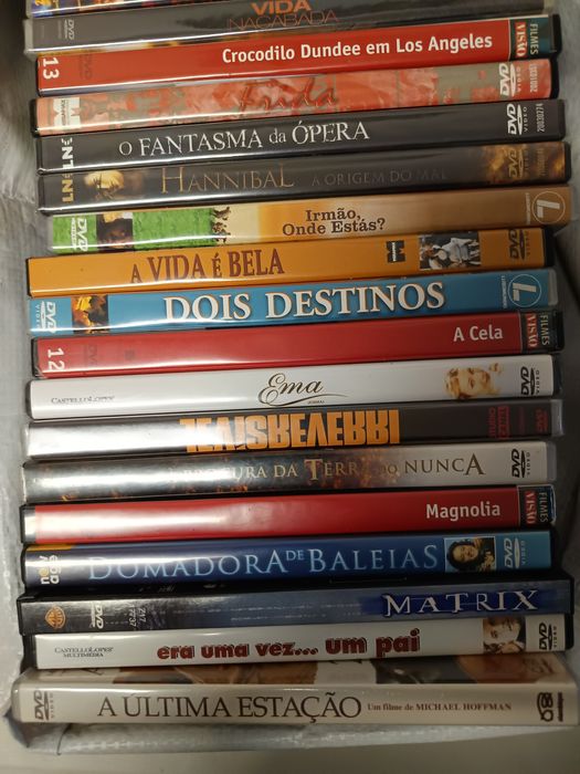 DVDs vários filmes novos