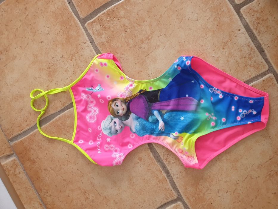 9-10 lat Anna Elsa Frozen strój kąpielowy jednoczęściowy