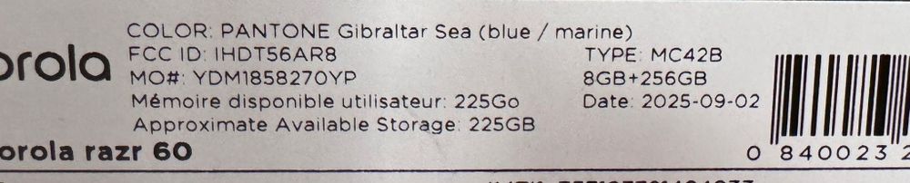 Motorola razr 60
