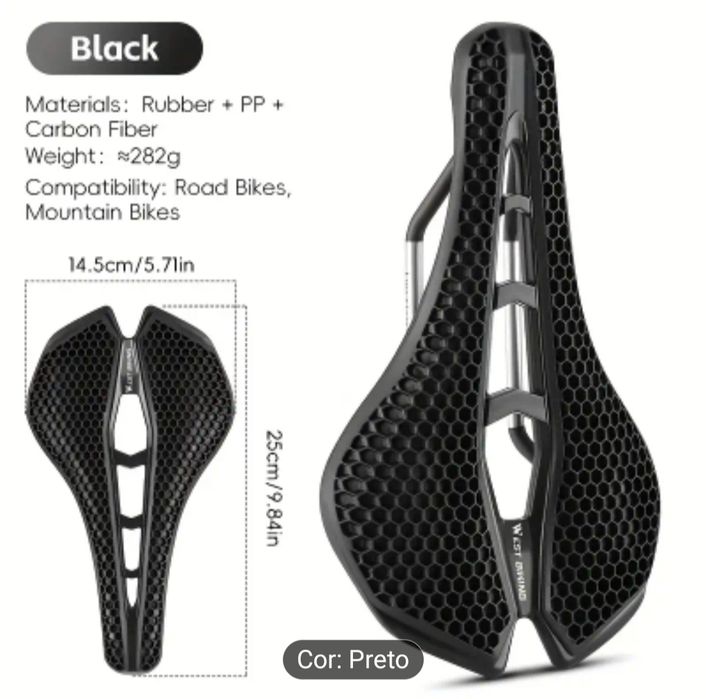 Banco selim para bicicleta