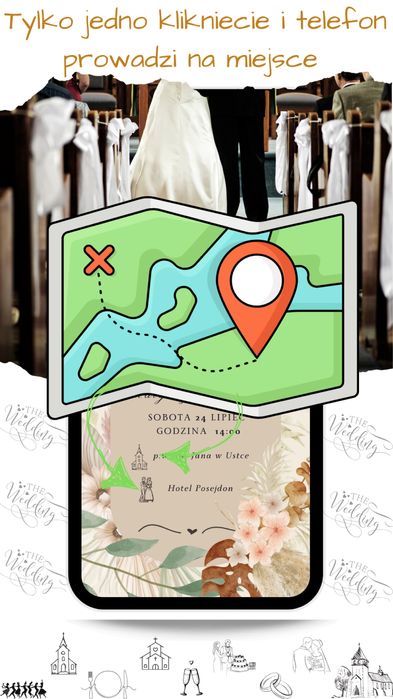 Jedyne takie Boho elektroniczne zaproszenie ślubne