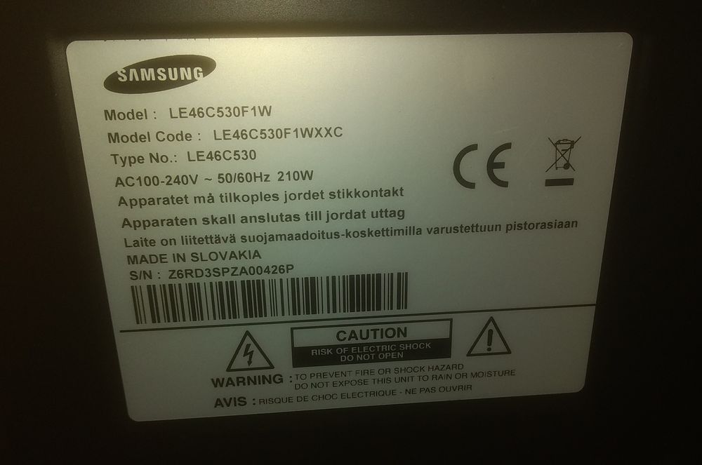 Televisões da marca Samsung para reparação