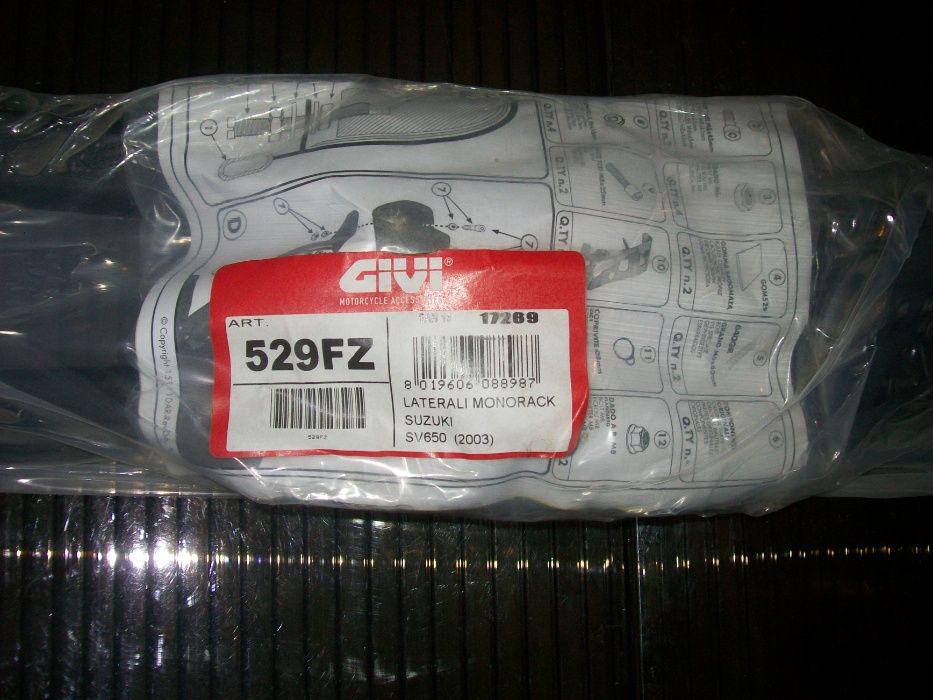 529FZ GIVI SUZUKI SV650/SV650S/SV1000/SV1000S (03>08) stelaż centr.