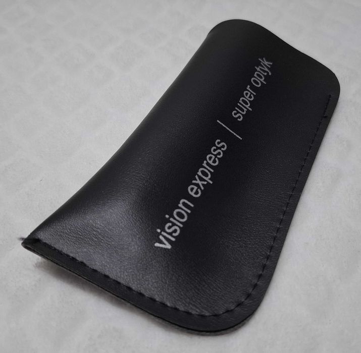 Etui na okulary, czarne, 8x16cm, Vision Express (1)