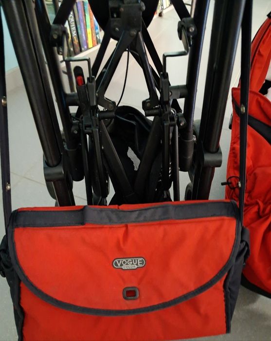 Conjunto bébécar Vogue + jogo de lençóis e rede