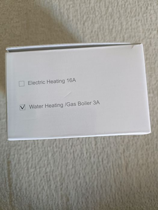 Termostato wi-fi  - Water heating / Gas Boil 3A (model WT10R-3A-W)