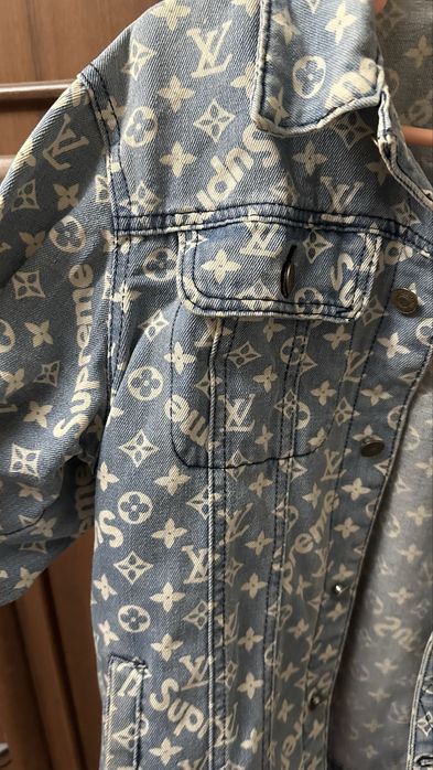 Джинсова куртка Supreme Louis Vuitton