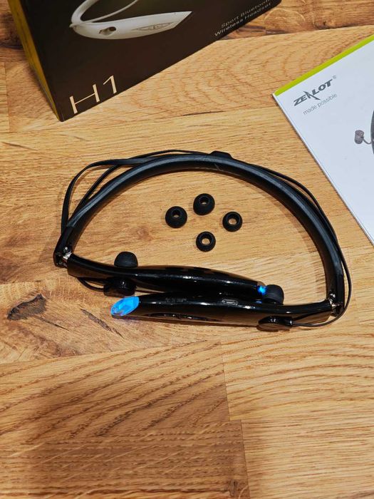 Słuchawki sportowe Zealot H1 Bluetooth Składane z mikrofonem Czarne