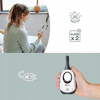 Niania elektroniczna Babymoov biel, niania dla dzieci