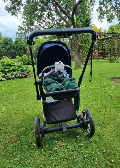 Cybex e-Priam 1.0 Navy Blue 3w1 + bogaty zestaw akcesoriów! Po 1 dziecku!
