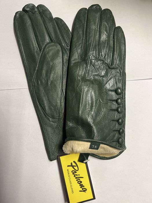 Rękawiczki skórzane nowe 7.5