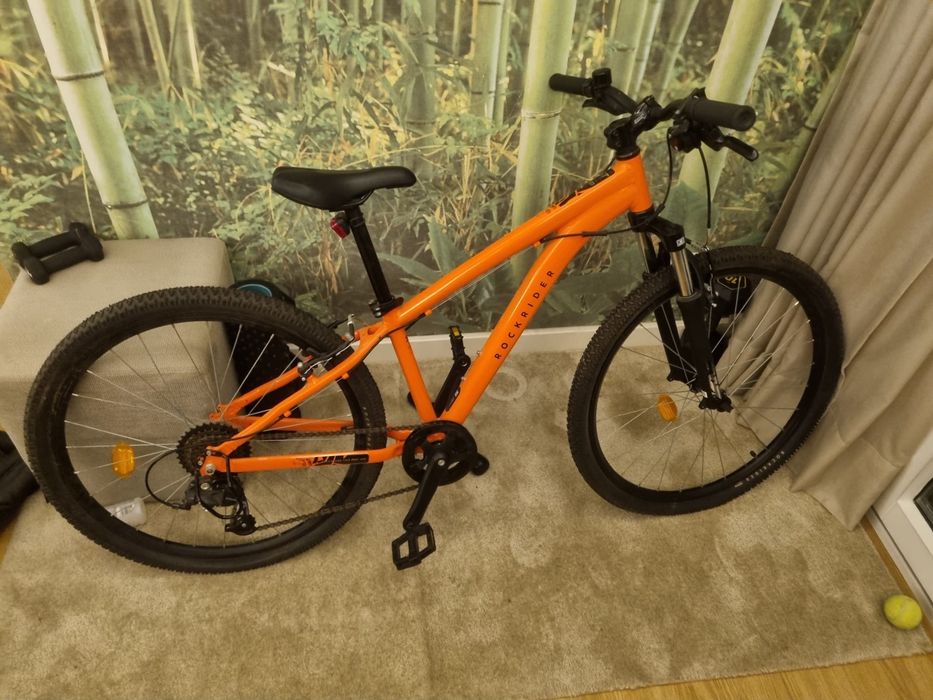Bicicleta Rockrider ST 500, roda 26, laranja