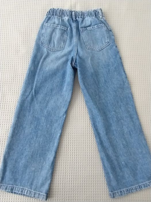 Джинси для дівчинки H&M, Wide Leg, розмір 9-10 років