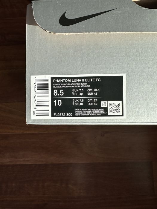 NIKE Phantom Luna II Elite FG Korki Piłkarskie Obuwie r 42/ dł 26,5 cm