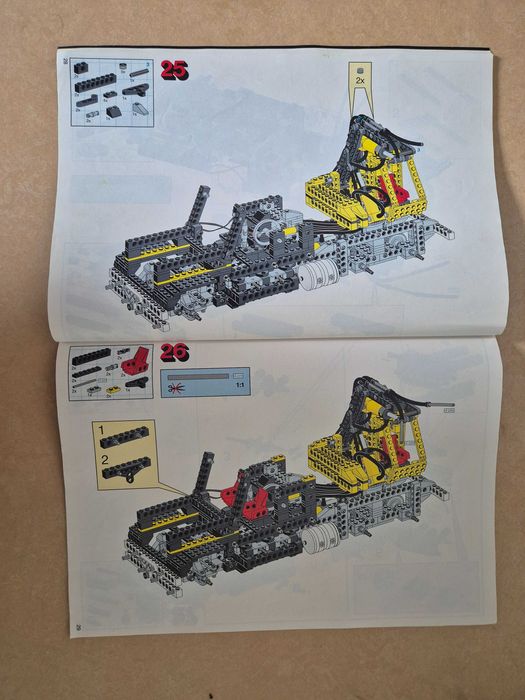 Lego 8868 technic - Ciężarówka z kompresorem, kompletny, pudełko