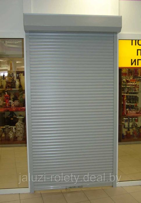 Новый защитный ролет на входные двери 2400х1300 ALUTECH