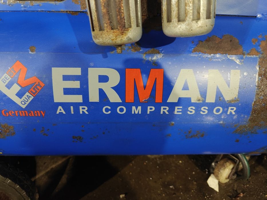 Kompresor 100l 8bar 3kW erman lt100 380v 450l/min Mocny Wrocław