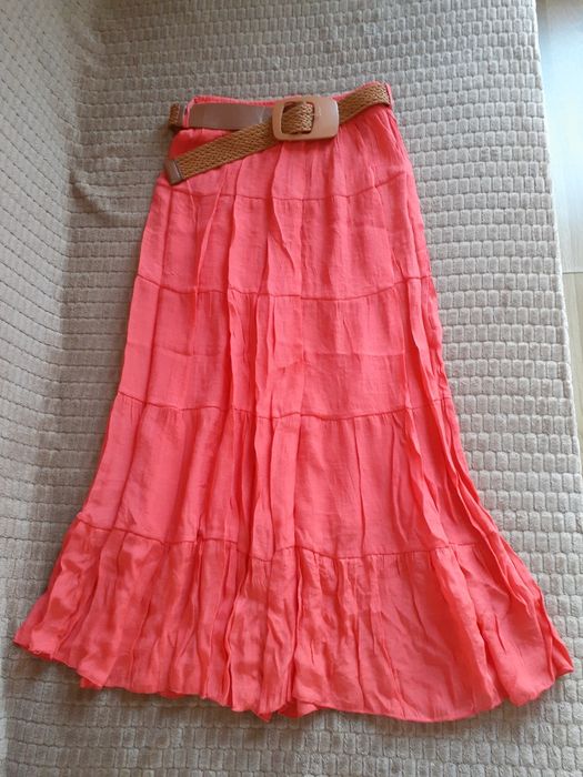 Спідниця на літо OLKO, р.L з паском + блузка