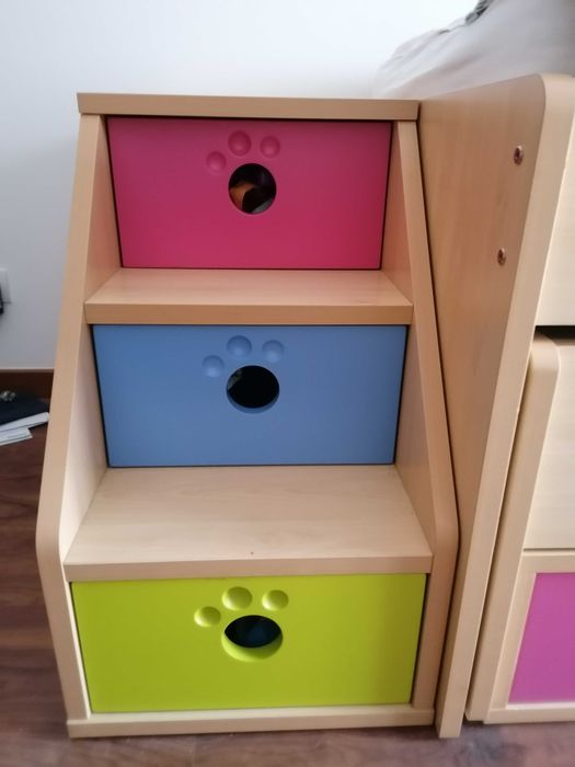 Cama Dupla De Criança C/ Gavetas