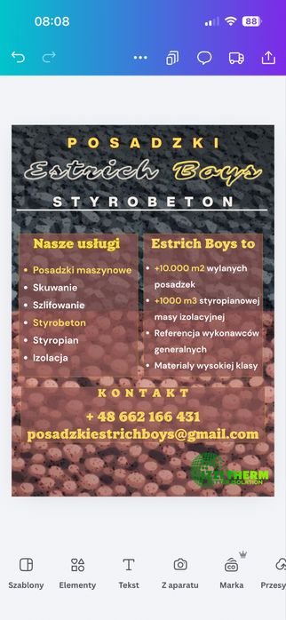 Styrobeton - Wylewki Jastrychowe - Miksokret - ESTRICH BOYS