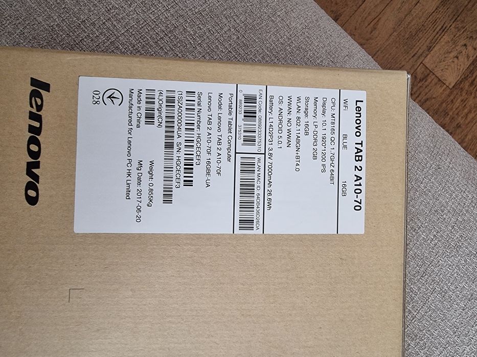 Lenovo tab 2 планшет